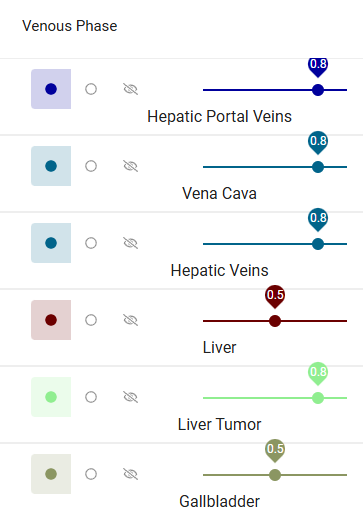 Legend of segmented structures
